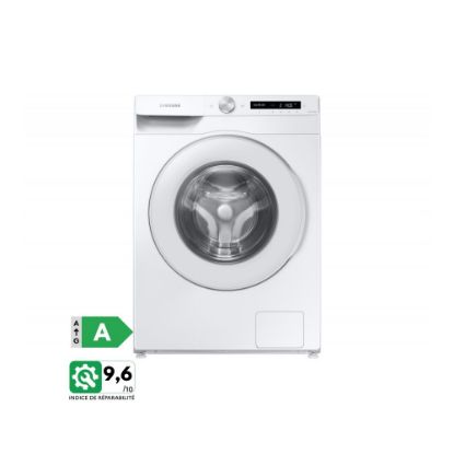 Image de Lave-linge hublot 12kg, 1400tr/min, Eco Bubble, Vapeur, SmartThings - Samsung WW12T504DTW/S3 - blanc