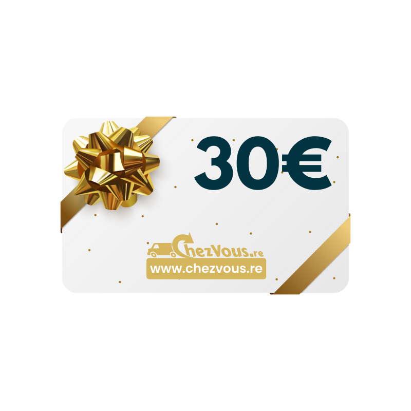 Image de E-carte cadeau ChezVous.re 30 Euros offerte