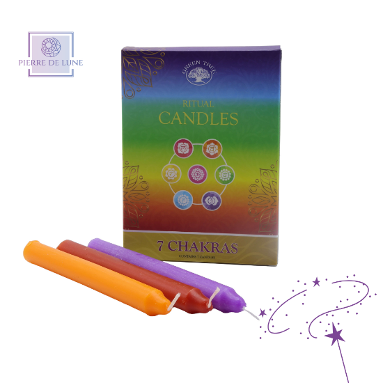 Image de Bougies rituel 7 chakras