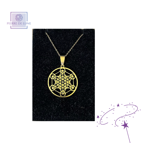 Image de Collier et pendentif Métatron en acier inoxydable