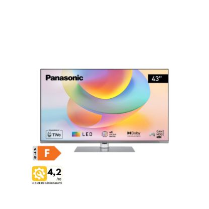 Image de Smart TV LED 43" (109cm) avec TiVo Série W63 Modèle Argent - Panasonic TB-43W63AE6