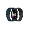 Image de ECHO Rainbow Lite - Montre Connectée Homme 1.83'' - Appel Bluetooth/sans Fil & Capteurs Santé - Modes Sport avec Coaching - 2 Bracelets Gomme - Légère & étanche - Android/iOS - Noir