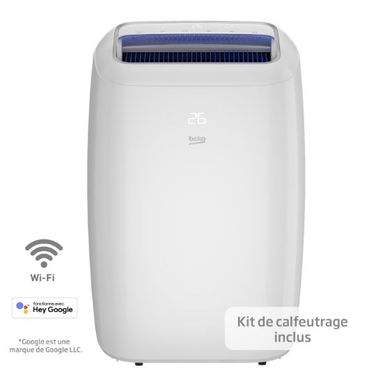 Climatiseur mobile 12000BTU 3500W - Beko BP112C - blanc