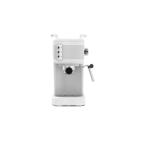 Image de Cafetière Expresso 1,2L 15bars 1100W Rétro blanc - Schneider SCES2312WH