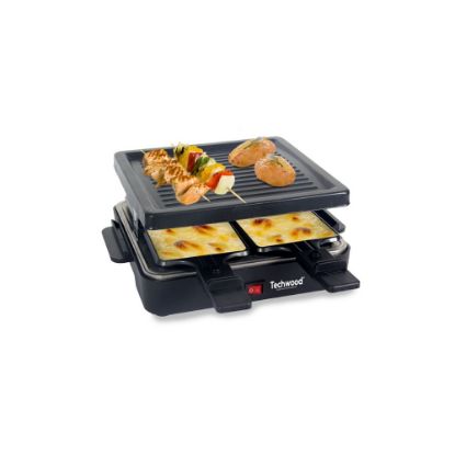 Picture of Appareil à raclette 4 personnes 2-en-1 - Techwood TRA-46