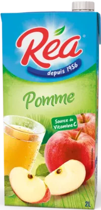 Jus de pomme Réa - Brique 1 Litre