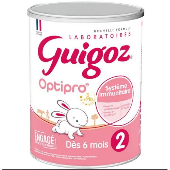 Picture of Guigoz Optipro 2eme Age lait bébé boîte 830g