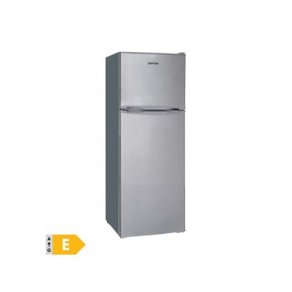 Image de Réfrigérateur 2 portes 208L - Berklays B2D214LESR - Silver