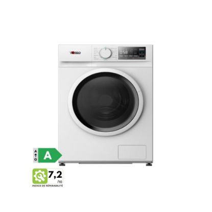 Image de Lave-linge 8kg 1400tr/min Programme vapeur - DeRosso DR-WM81400A