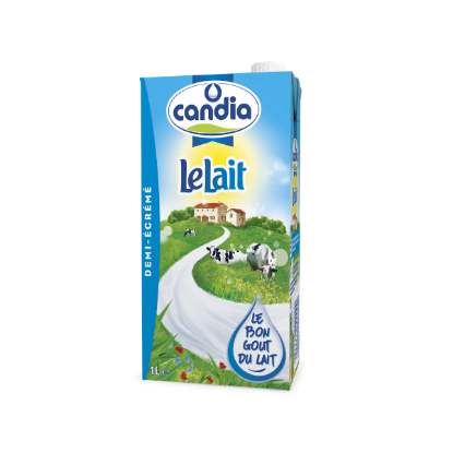 Picture of Pack 6 x 1L Candia lait 1/2 écrémé Brique