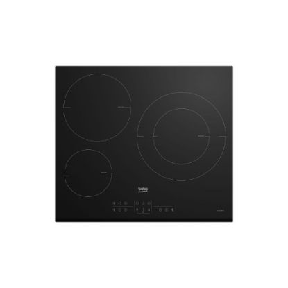 Image de Plaque de cuisson encastrable 60cm induction 3 foyers 7200W - BEKO b300 HII63200MTB