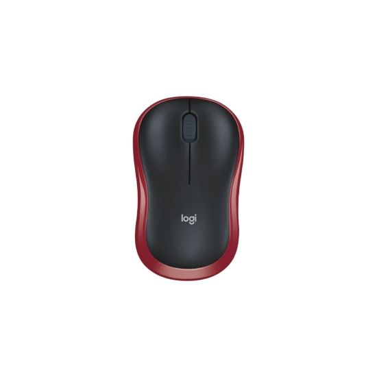 Image de Souris sans fil compacte - Logitech M185 - rouge