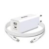 Picture of PACK CHARGEUR SECTEUR ECO 83W + CABLE TYPE-C 100W - Akashi