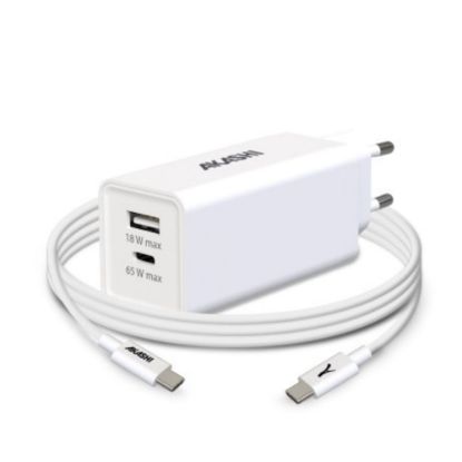 Image de PACK CHARGEUR SECTEUR ECO 83W + CABLE TYPE-C 100W - Akashi