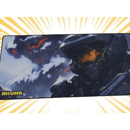 Image de Tapis de souris gaming - Surface de jeu XXL / 3600 cm2 tisses pour la performance - Akuma Cyber P01