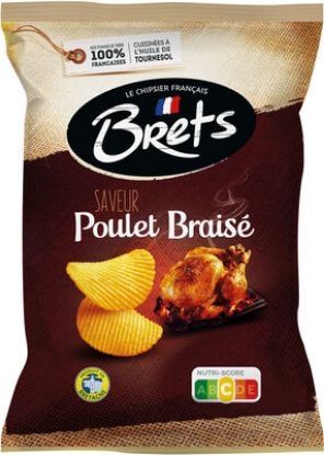 Chips Saveur Poulet Braisé - Brets - 125 g