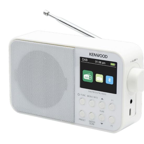 Image de Radio Portable DAB+ - Kenwood CR-M30DAB-W - Blanche