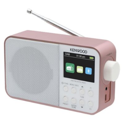 Image de Radio Portable DAB+ - Kenwood CR-M30DAB-R - Rose