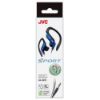 Image de Ecouteurs filaires sport clip contour d'oreilles - JVC HA-EB75 - Bleu