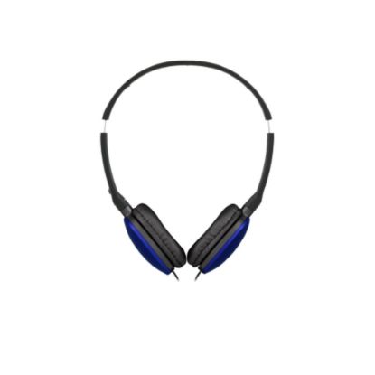 Picture of Casque filaire supra-auriculaire léger et pliable avec télécommande et micro - JVC HA-S160M - Bleu