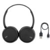 Image de Casque sans fil supra-auriculaire Bluetooth pliable - JVC HA-S36W - Noir