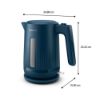 Image de Bouilloire 1,7L 2200W - Philips Série 3000 HD9411/70 - Bleu