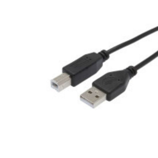 Image de CÂBLE USB-A / USB-B 2.0, USB 2.0, M / M, NOIR, 5M