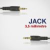 Image de CÂBLE JACK 3.5, STEREO, M / M, NOIR, 5M