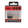 Image de ADAPTATEUR JACK 6.35 / JACK 3.5, STEREO, M / F, NOIR