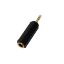 Image de ADAPTATEUR JACK 6.35 / JACK 3.5, STEREO, F / M, NOIR