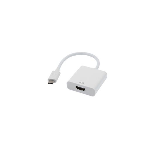 Image de ADAPTATEUR USB-C (3.1) / HDMI 1.4, 4K, M / F, BLANC