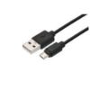 Image de CÂBLE USB-A / MICRO-USB, USB 2.0, M / M, NOIR, 2M