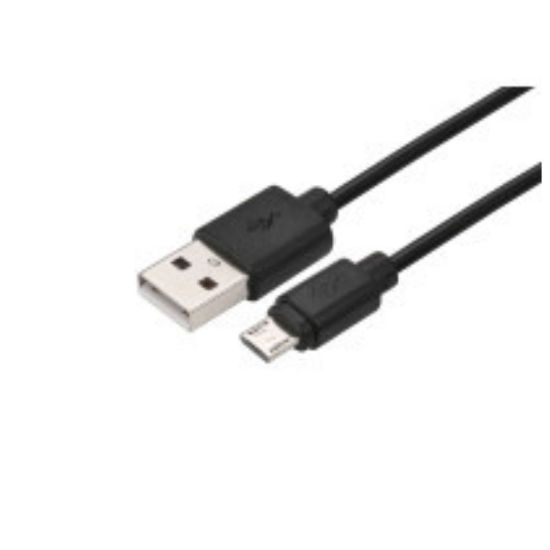 Image de CÂBLE USB-A / MICRO-USB, USB 2.0, M / M, NOIR, 2M