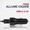 Picture of CHARGEUR ALLUME-CIGARE 1USB 2.1A NOIR