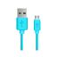 Afficher les détails pour CÂBLE USB-A / MICRO-USB, USB 2.0, M / M, BLEU, 1M Image de CÂBLE USB-A / MICRO-USB, USB 2.0, M / M, BLEU, 1M