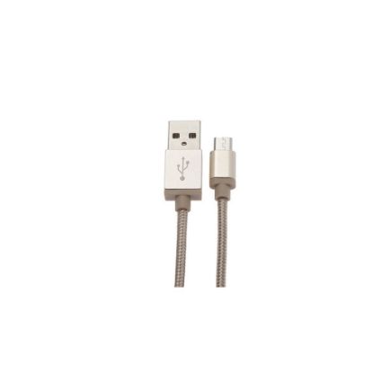 Picture of CÂBLE USB-A / MICRO-USB, USB 2.0, M / M, NYLON, OR, 1M