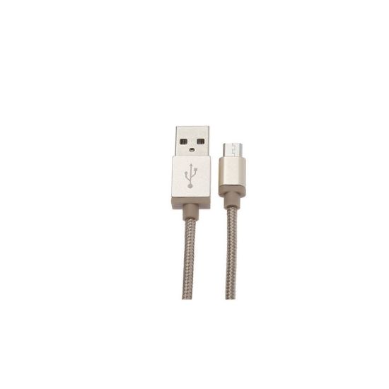 Picture of CÂBLE USB-A / MICRO-USB, USB 2.0, M / M, NYLON, OR, 1M