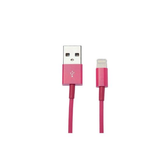 Image de CÂBLE USB-A / LIGHTNING, M / M, ROSE, 1.5M