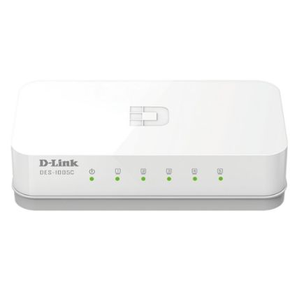 Picture of Switch 5-Port 10/100 Mbps Unmanaged - D-Link DES-1005C