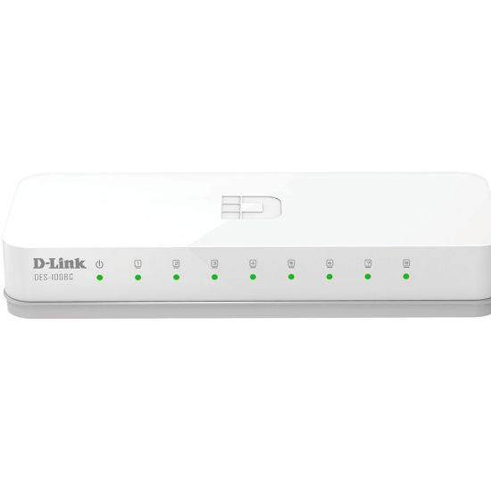 Image de Switch 8-Port 10/100 Mbps Unmanaged - D-Link DES-1008C/E