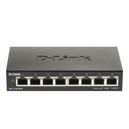 Image de Switch administrable intelligent Gigabit à 8 ports - DGS-1100-08V2/E