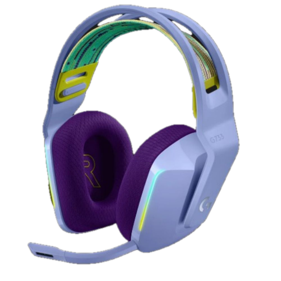 Casque gaming sans fil LIGHTSPEED RVB - Logitech G733 - Lilac