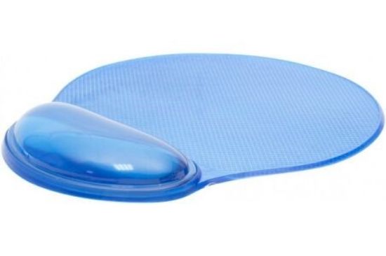 Tapis de Souris Ergonomique en Gel – Bleu (26,5 x 21 x 2,5 cm)