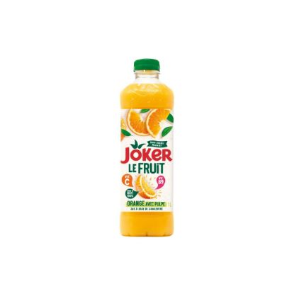 Jus d’Orange avec Pulpe Sans Sucres Ajoutés JOKER - 1L