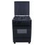 Picture of Cuisinière 60cm 4 foyers gaz, four électrique - Berklays BC664GFE4BK - Noir