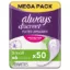 Serviettes Hygiéniques Fuites Urinaires Small Protection Intégrale Discreet ALWAYS (50 serviettes)