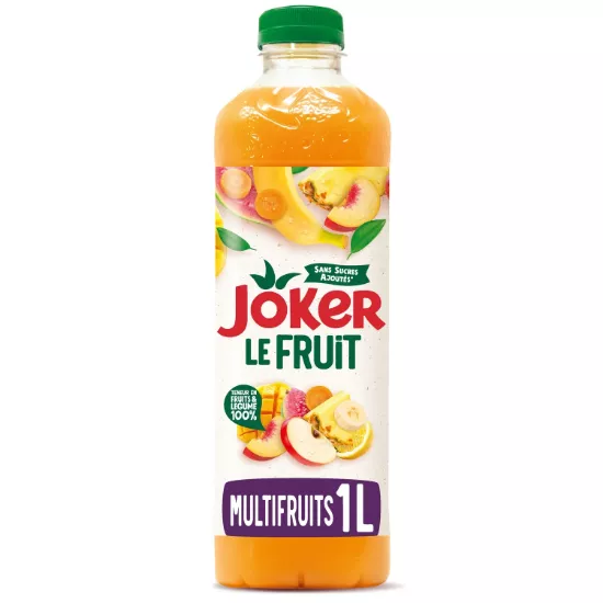 Jus Multifruits Sans Sucres Ajoutés JOKER - 1L