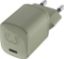 Fresh 'n Rebel Chargeur Rapide 20W USB-C Vert – Charge Ultra-Rapide Power Delivery – Compact et Sécurisé