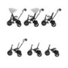 Picture of Tricycle 10 mois à 5 ans tinted gray Windy - Bébé Confort