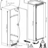 Image de Réfrigérateur encastrable BEKO b300 BSSA315E4SFN 309 Litres